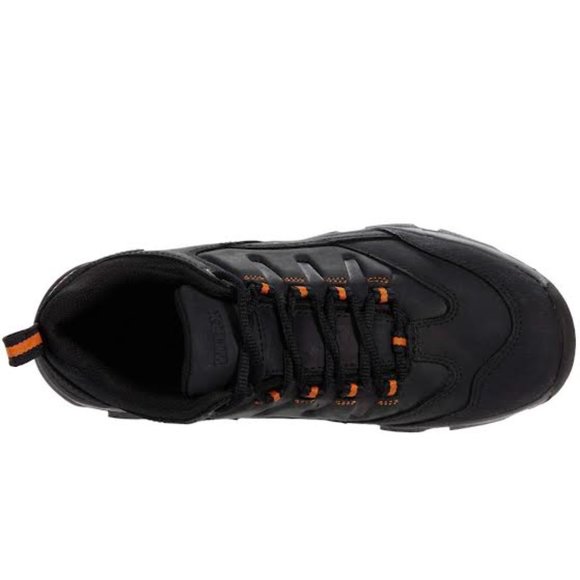 NIB $115 WORX Women 6 Hiking Sneaker Boots 3" Cobalt Hiker Steel Toe in Black - Picture 2 of 9